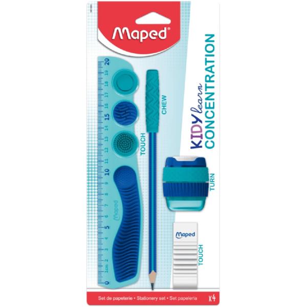 MAPED - Kidy Learn Concentration - Kit 4 pièces